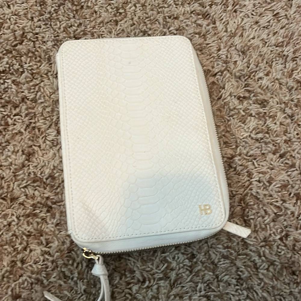 Faux Reptile Skin Jewelry Case